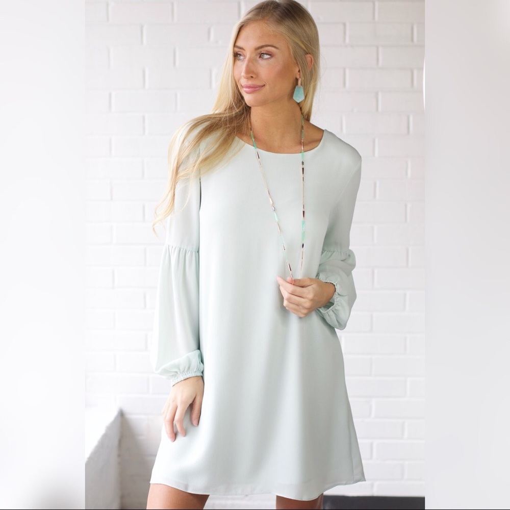 New. Mint green Tunic dress